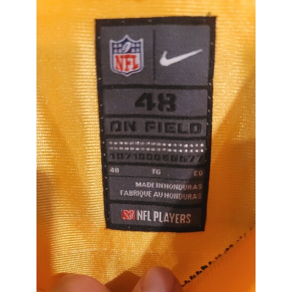 **RARE** Authentic Aaron Rodgers Green Bay Packers NFL NIKE Elite Jersey Sz 48 - Picture 6 of 9